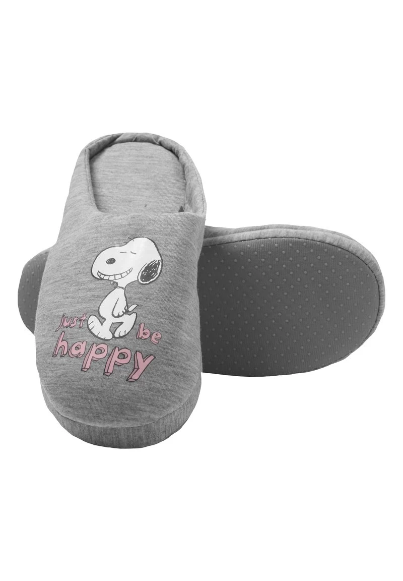 Snoopy THE PEANUTS JUST BE HAP - Hausschuh - Grau 5 Snoopy THE PEANUTS JUST BE HAP - Hausschuh - Grau – Bild 3