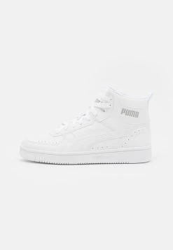 Puma REBOUND UNISEX - Sneaker High - White/limestone