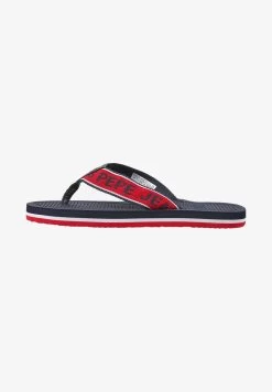 Pepe Jeans OFF BEACH BRAND TAPE - Bade-Zehentrenner - Navy