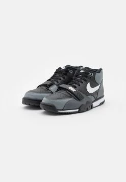 Nike Sportswear AIR TRAINER 1 - Sneaker High - Black/white/dark Grey/cool Grey -Modeschuhe 45acb057352c45c89a239c6c6814848f