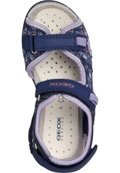 Geox WHINBERRY G - Trekkingsandale - Navy Dark Lilac -Modeschuhe 48964b3660624dd4abad46409626dfb6