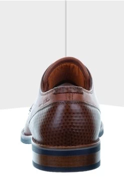 Business-Schnürer - Cognac Orange -Modeschuhe 48b340244dbd445ca6de501cccd8d77d