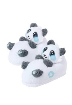 PLÜSCH-TIER-PANTOFFELN - Hausschuh - Mei Der Panda Blau Weiß -Modeschuhe 49faf0951e2f4e75999f4d6e2d98d4ef