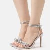 High Heel Sandalette - Sliver