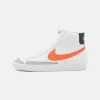 Nike Sportswear BLAZER MID '77 VNTG - Sneaker High - White/safety Orange/wolf Grey/black