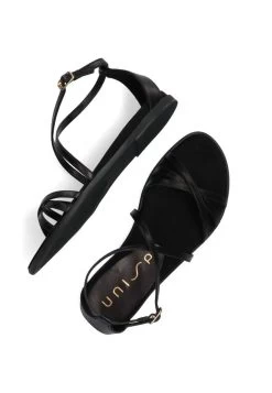 Unisa CARCER - Riemensandalette - Zwart -Modeschuhe 4c285383b6fb4854a7f1b06ec36488bd