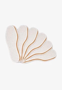 6 PAIR PACK NATURAL CORK - Schuhsohle/Fußbett - White