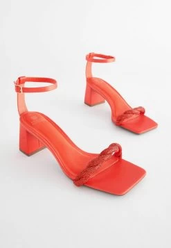 Next FOREVER COMFORT TWIST - High Heel Sandalette - Orange -Modeschuhe 4e9d449be392439696e428643aa818ad