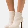 Buffalo ROXANA - High Heel Stiefelette - Cream
