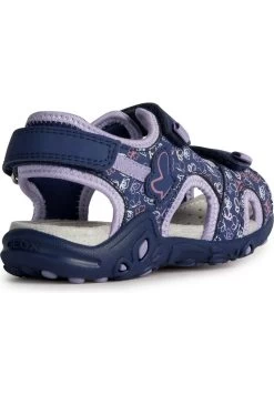 Geox WHINBERRY G - Trekkingsandale - Navy Dark Lilac -Modeschuhe 50087db781214f9f8562e2f1d678bac1