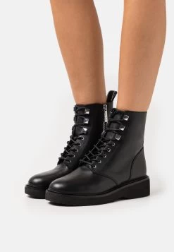 MICHAEL Michael Kors HASKELL BOOTIE - Schnürstiefelette - Black
