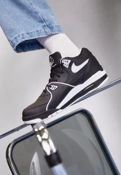 Nike Sportswear AIR FLIGHT 89 - Sneaker High - Black/white 10 Nike Sportswear AIR FLIGHT 89 - Sneaker High - Black/white -Modeschuhe 54a2e55e45a445c8b93671efc4a89094