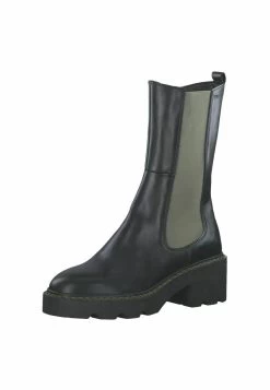 Tamaris Stiefel - Black/olive 9 Tamaris Stiefel - Black/olive -Modeschuhe 563be99a276d4a01877b0b173bf3fc26