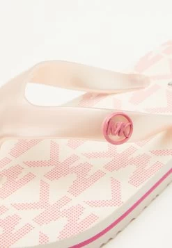 MICHAEL KORS KIDS ENDINE STRIPE - Pantolette Flach - Soft Pink -Modeschuhe 56c2be3d75c04de28be665494164eba8