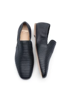 Lottusse GOYA - Hausschuh - Black -Modeschuhe 5881c56702b9470aaee8c3da9a0cd87a