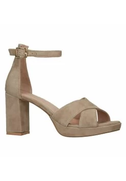 Riemensandalette - Beige 9 Riemensandalette - Beige -Modeschuhe 5c6f1104c44c43a79680a979ea164f7b