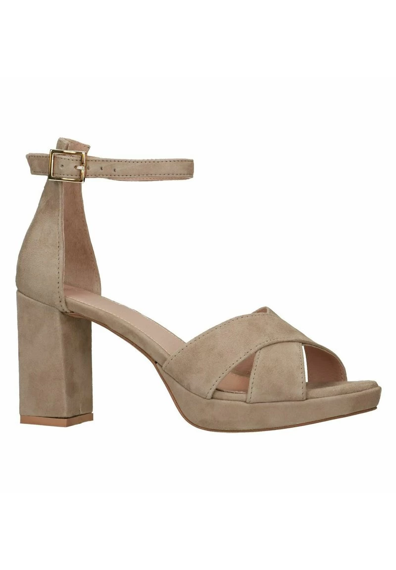 Riemensandalette - Beige 4 Riemensandalette - Beige – Bild 2