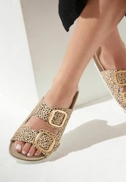 Next DOUBLE STRAP - Pantolette Flach - Animal -Modeschuhe 5ce50593e21a4966a8952aea901d9d90 1