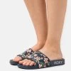 Roxy SLIPPY IV - Badesandale - Navy -Modeschuhe 5d21d78f35344ec68fa445dffd7337b3