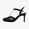 Tamaris High Heel Sandalette - Black Patent