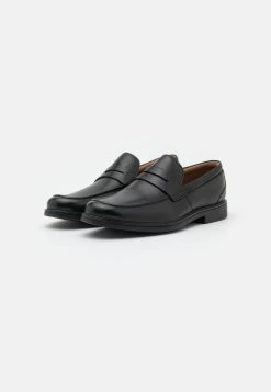 Clarks ALDRIC STEP - Business-Slipper - Black -Modeschuhe 5e6e48446ed44d0bbe4c73cb4a6e1788