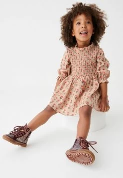 Next Schnürstiefelette - Red Glitter Star