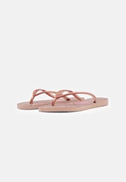 Havaianas SLIM ANIMALS MINI-ME - Zehentrenner - Crocus Rose/golden Blush -Modeschuhe 625d4c9ff9a64a4e9cfa16d5651d4b54