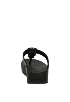 Fitflop HALO - Zehentrenner - Zwart -Modeschuhe 6352f9da216f465fb90085b04d0bed38