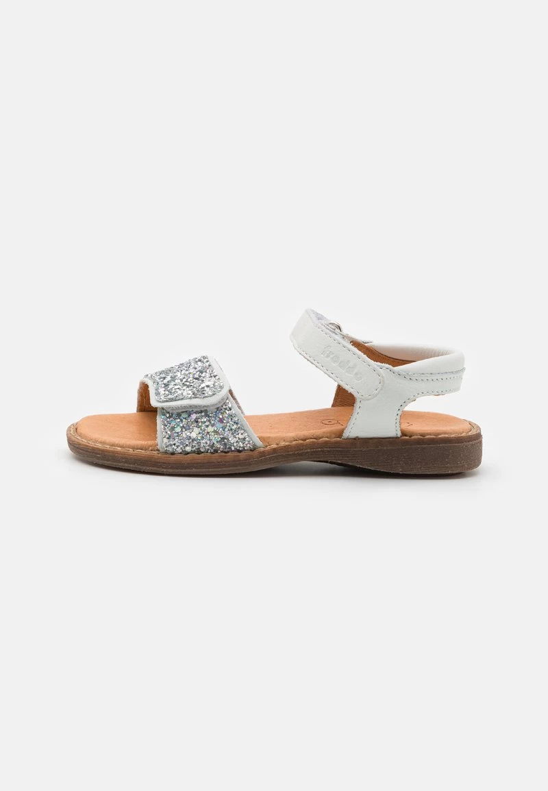 Froddo LORE SPARKLE - Riemensandalette - White 3 Froddo LORE SPARKLE - Riemensandalette - White