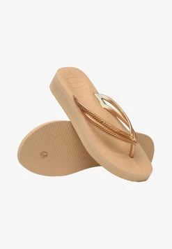 Havaianas WEDGES - Bade-Zehentrenner - Golden