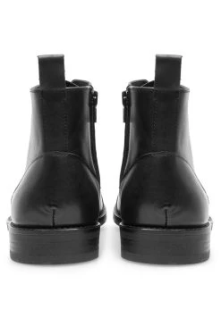 VELVEL - Schnürstiefelette - Black Leather -Modeschuhe 65a89ac2f7534f399496ab18dd67b6b4