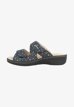 Pantolette Flach - Blue