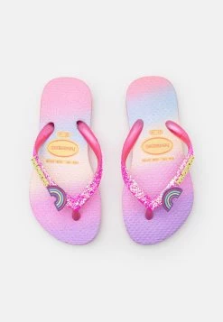 Havaianas KIDS SLIM FIT GLITTER TRENDY - Bade-Zehentrenner - Pink Lemonade/pink Flux