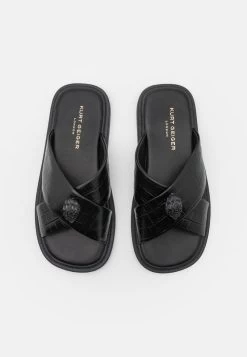 Kurt Geiger London OWEN - Pantolette Flach - Black -Modeschuhe 6bcf7b1b8f99490f950ab57723e9019f