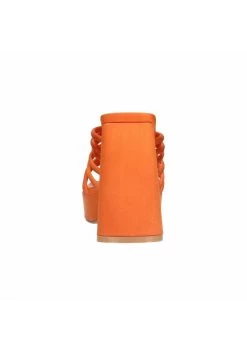 MIT PLATEAUABSATZ - Pantolette Hoch - Orange 11 MIT PLATEAUABSATZ - Pantolette Hoch - Orange -Modeschuhe 6c387df969944efb91c047eac9bd1aee