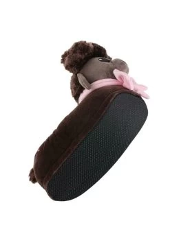 PLÜSCH-TIER-PANTOFFELN - Hausschuh - "betty" Das Schäfchen (braun) -Modeschuhe 6e549b93322347a6bdda9c90a74695f5