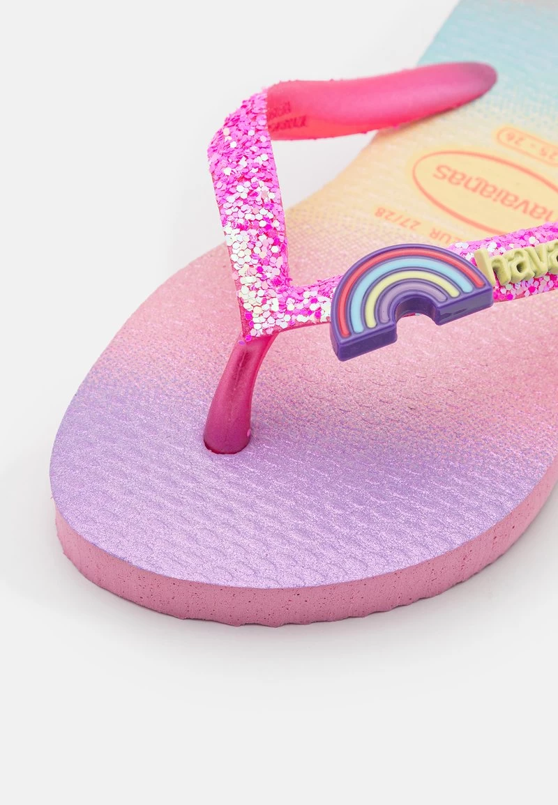 Havaianas KIDS SLIM FIT GLITTER TRENDY - Bade-Zehentrenner - Pink Lemonade/pink Flux 5 Havaianas KIDS SLIM FIT GLITTER TRENDY - Bade-Zehentrenner - Pink Lemonade/pink Flux – Bild 3