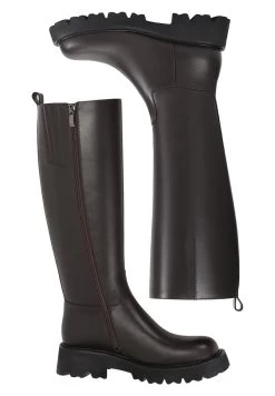 Plateaustiefel - Dark Brown -Modeschuhe 712bb843241047bc921caa9e5f6718e6