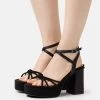 MTNG SINDY - Plateausandalette - Black -Modeschuhe 72e62af6af7343b0953f71a730b7515d