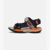 Geox BOREALIS BOY - Trekkingsandale - Navy/orange