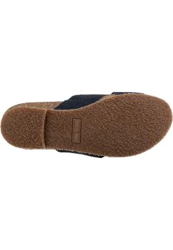 LEIRIA - Pantolette Flach - Dunkelblau -Modeschuhe 765c51d7aad94fa0a02465812304b970