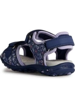 Geox WHINBERRY G - Trekkingsandale - Navy Dark Lilac -Modeschuhe 77eaf8d2231f4cf089f092e75f70f835