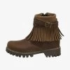 Cowboy-/Bikerstiefelette - Brown -Modeschuhe 78ac02ca8a004a2d9a007ecad0732952