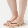 Havaianas SLIM GLITTER WOMEN - Bade-Zehentrenner - Sand Grey