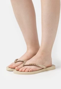 Havaianas SLIM GLITTER WOMEN - Bade-Zehentrenner - Sand Grey