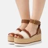 GLYN FLATFORM - Espadrille - Tan