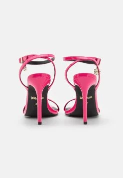 JUST CAVALLI High Heel Sandalette - Beetrot Purple -Modeschuhe 7af76a143aba4172af91d7a72bb5d558