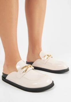 PHIONA - Pantolette Flach - Off White