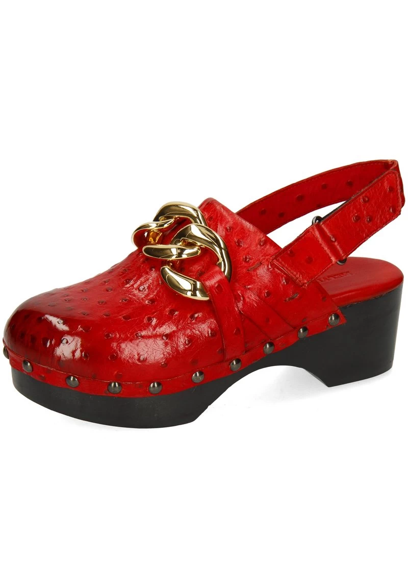 MELVIN & HAMILTON FLORA 1 VEGAS OSTRICH RUBY - Plateaupumps - Rot 4 MELVIN & HAMILTON FLORA 1 VEGAS OSTRICH RUBY - Plateaupumps - Rot – Bild 2