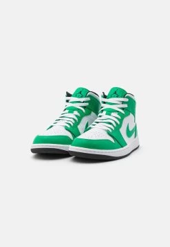 AIR JORDAN 1 MID - Sneaker High - Lucky Green/black/white -Modeschuhe 806d4f32c85347e7a6bc77dbee7a939c